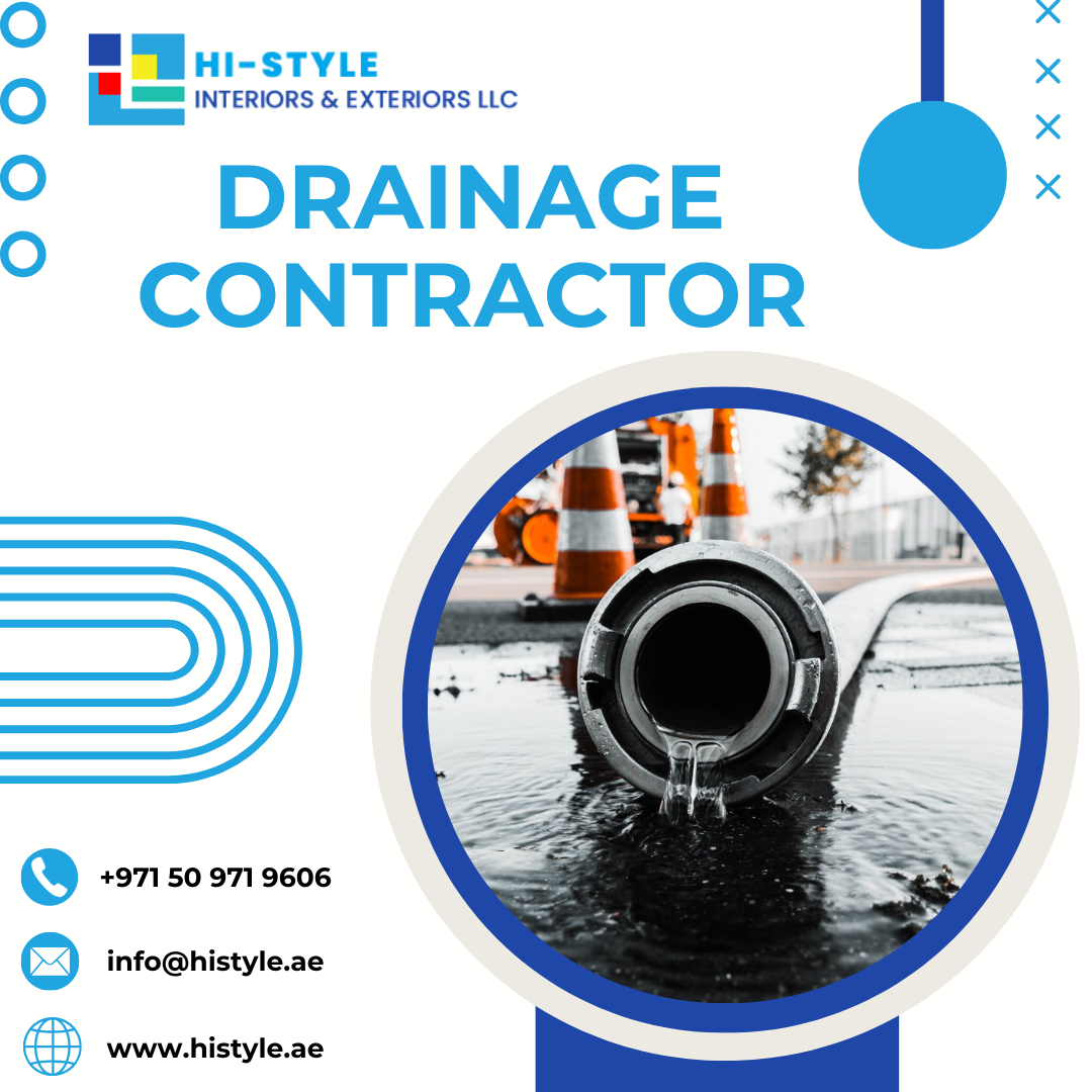 Effective Drainage Solutions: Hi-Style Interiors & Exteriors - Premier Drainage Contractor in UAE