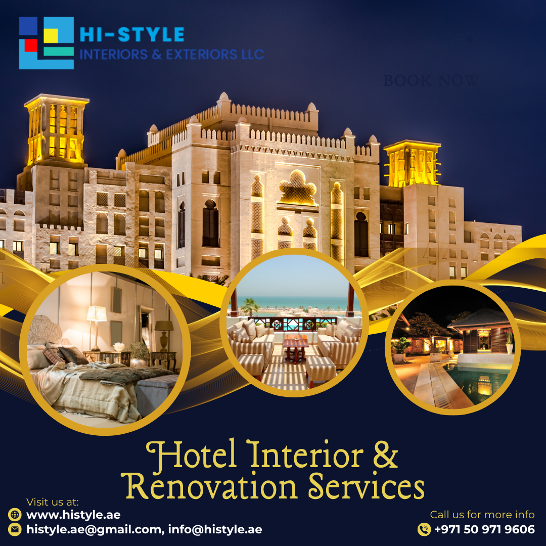 Hotel interior & renovation services in Uae